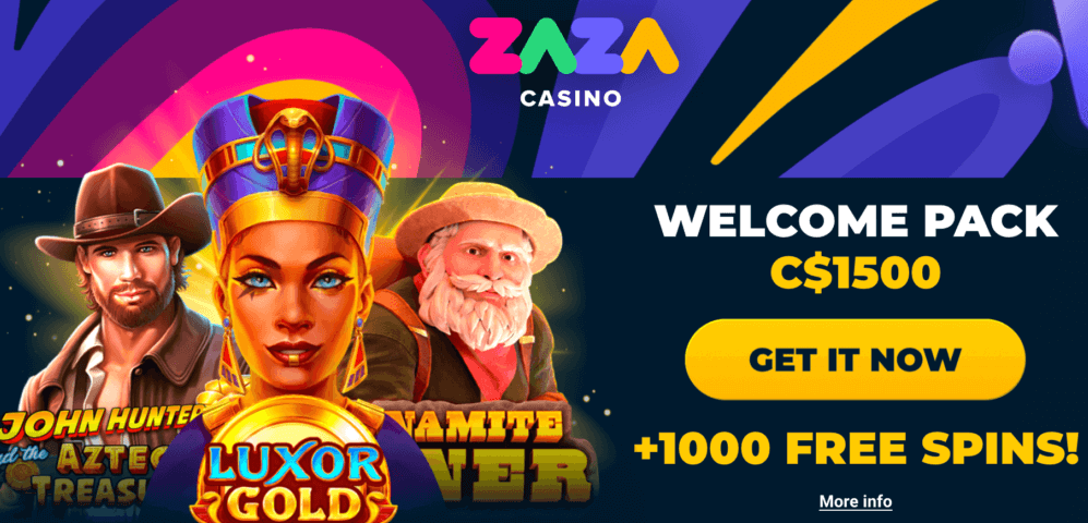 Welcome Bonus Zaza Casino