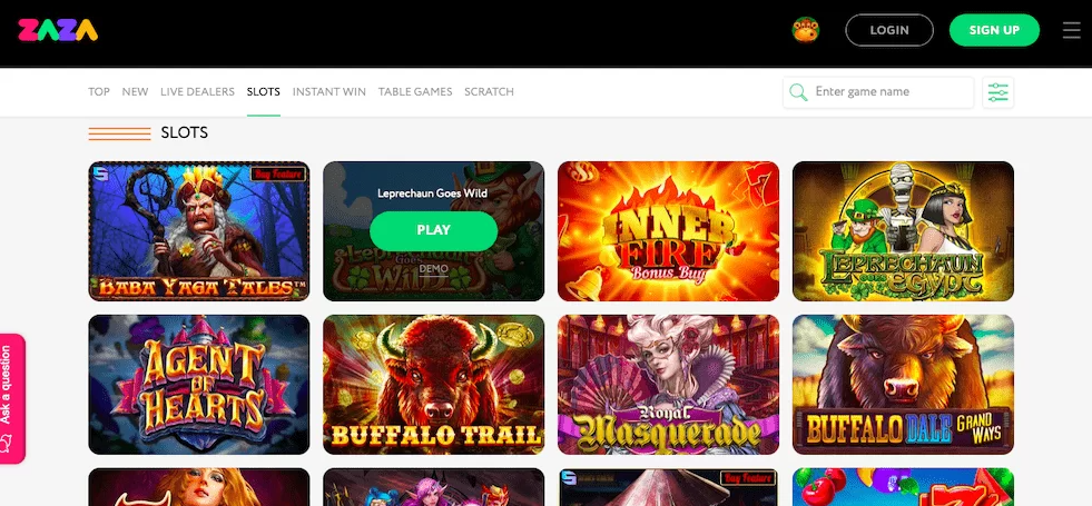 Zaza Casino Online Slots